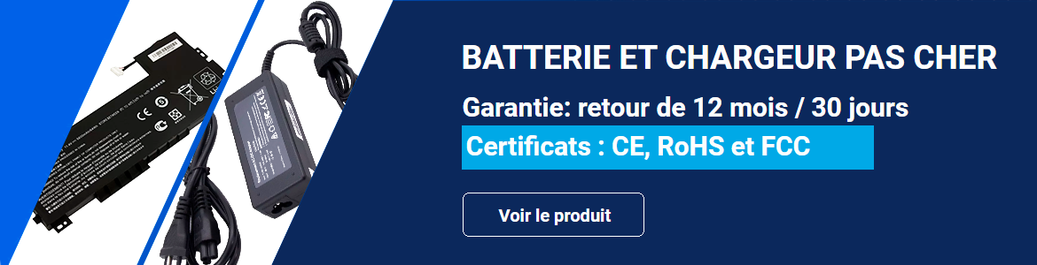 Batterie et chargeur pas cher